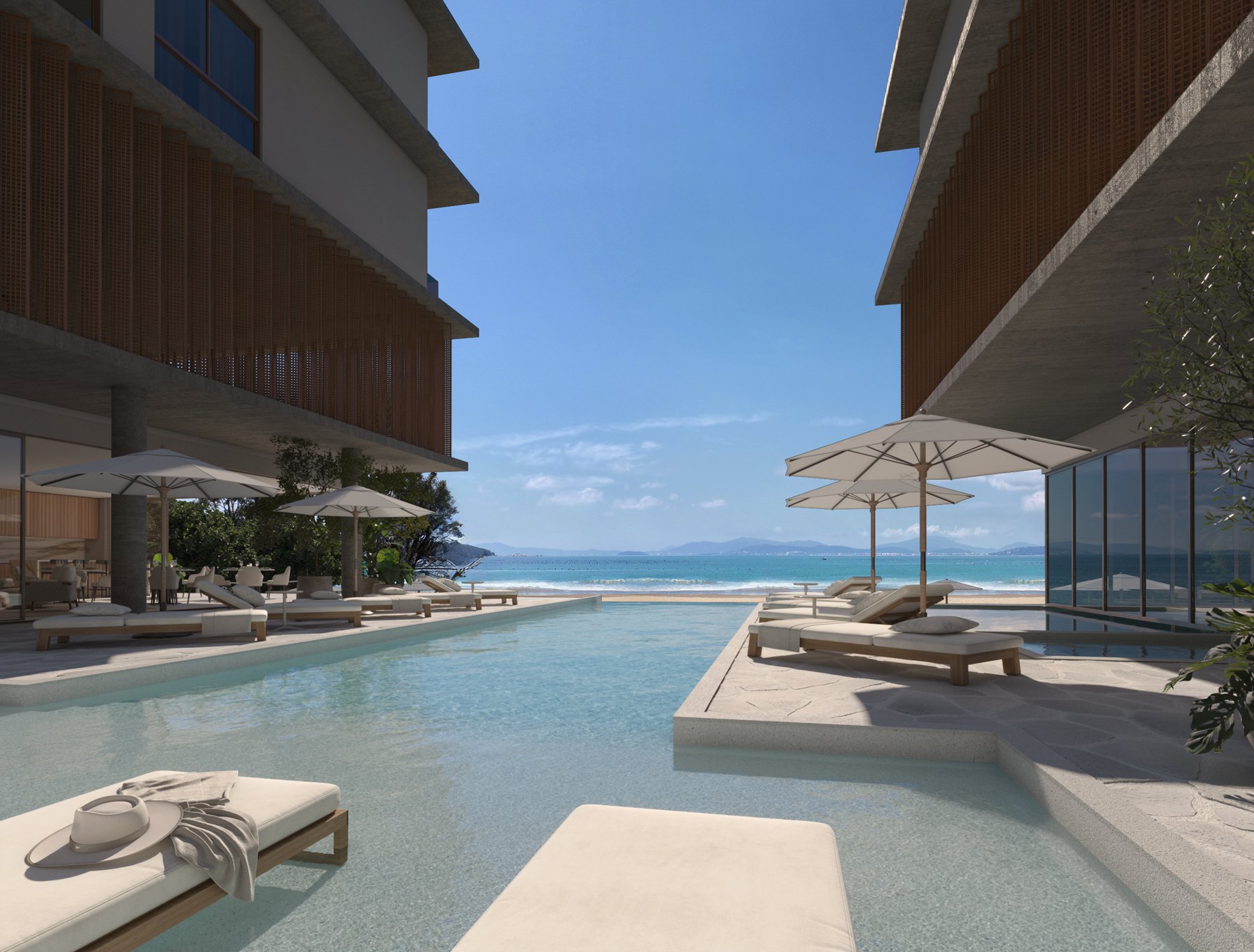 Arealma — Piscina com vista mar
