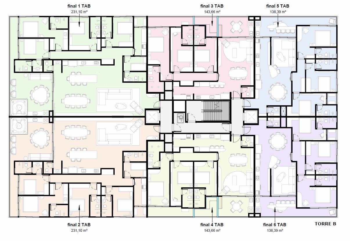 Arealma — Pavimento tipo — Torre B