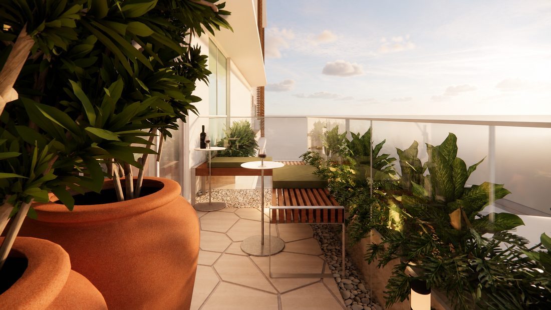 Nalu Campeche — Terraço vista mar